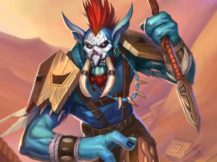 Troll Warrior from Hearthstone: Heroes of Warcraft 4K