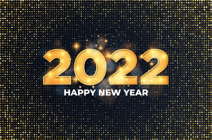 Happy New Year 2022 4K
