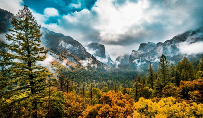 Yosemite National Park 4K California Valley