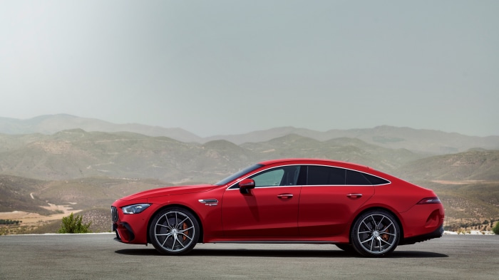 Red Mercedes-AMG GT 63 S 4K Grand Tourer