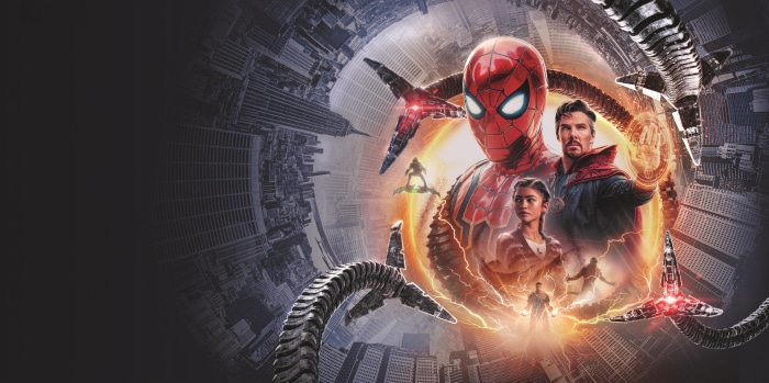 Spider-Man: No Way Home Poster with Doctor Strange and MJ