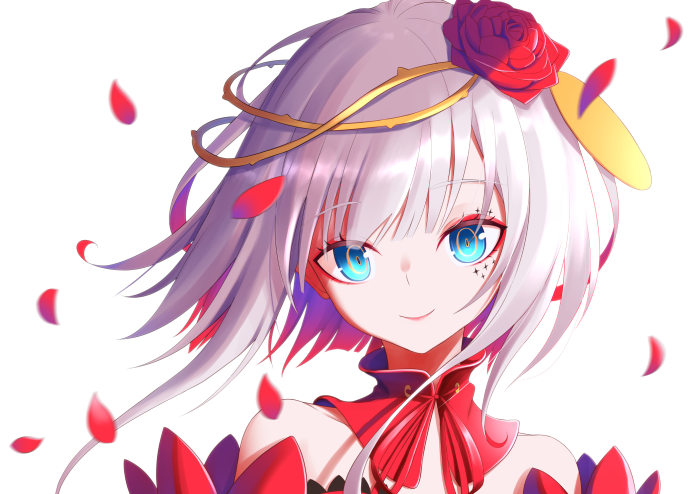 Destiny (Takt Op. Destiny) anime girl with rose halo