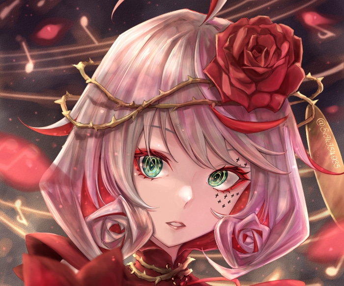 Destiny (Takt Op. Destiny) character with rose crown
