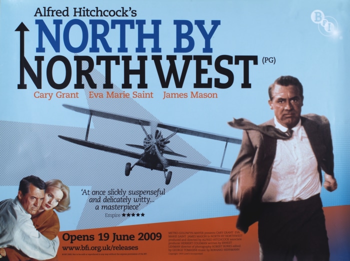 North By Northwest Alfred Hitchcock Cary Grant Eva Marie Saint James Mason