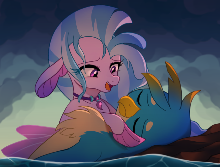 Silverstream and Gallus from My Little Pony: Friendship Is Magic