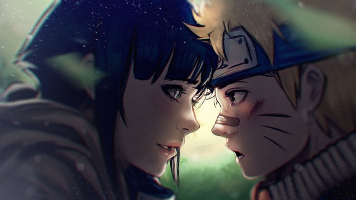 Naruto Uzumaki and Hinata Hyuga from Naruto