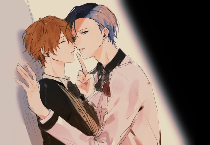 Shinonome Akito and Aoyagi Touya from Project Sekai