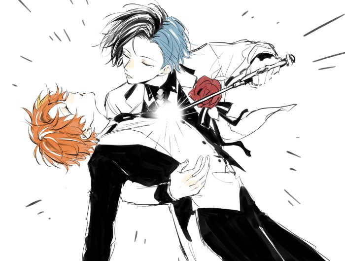 Shinonome Akito and Aoyagi Touya from Project Sekai: Colorful Stage! Feat. Hatsune Miku
