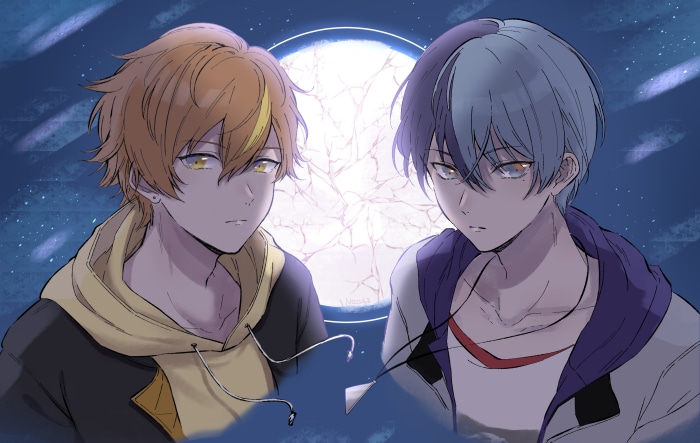 Shinonome Akito and Aoyagi Touya from Project Sekai