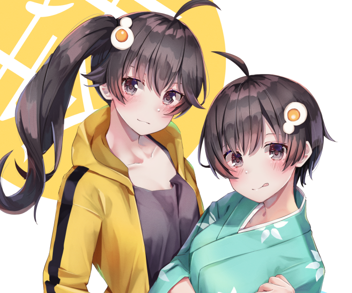 Karen Araragi and Tsukihi Araragi from Monogatari Series