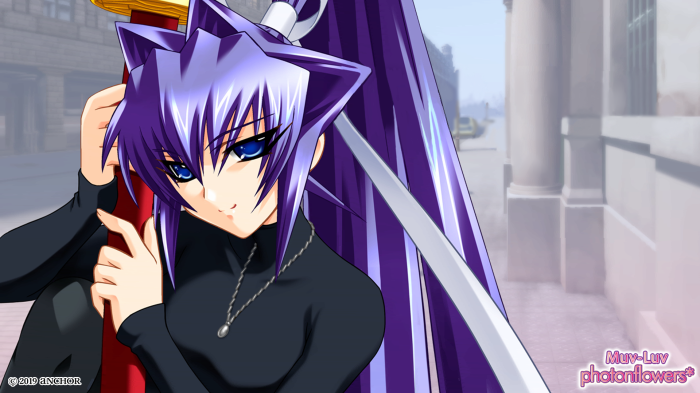 Muv-Luv: Photonflowers character with sword