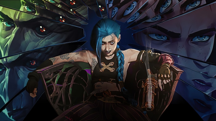Jinx from Arcane in 4K