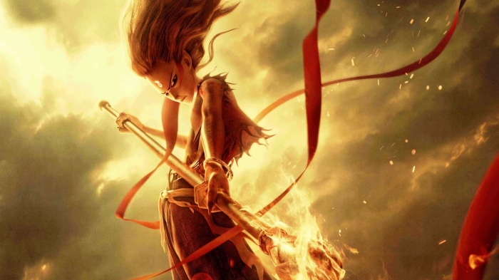 Nezha with Fiery Staff