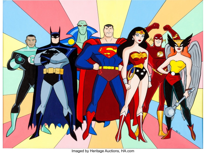 Justice League HD, Wally West, Flash, Wonder Woman, Batman, Martian ...