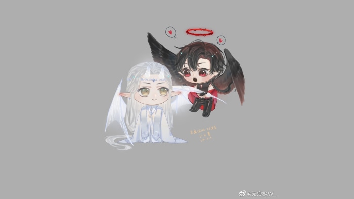 Lan Wangji and Wei Wuxian from Mo Dao Zu Shi