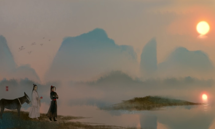 Wei Ying and Lan Zhan from Mo Dao Zu Shi