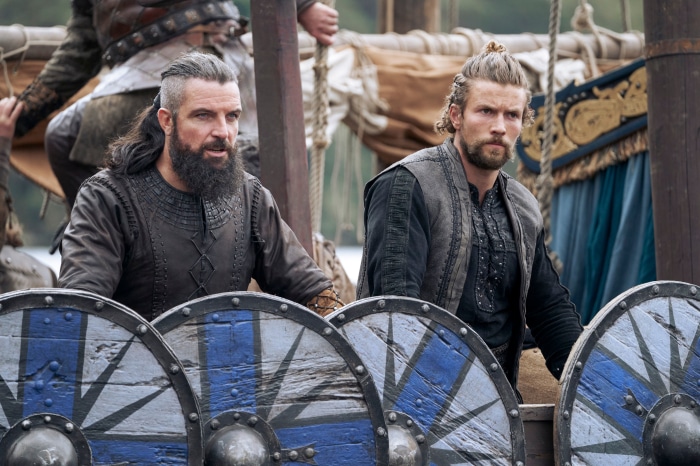 Jóhannes Haukur Jóhannesson and Sam Corlett from Vikings: Valhalla 4K