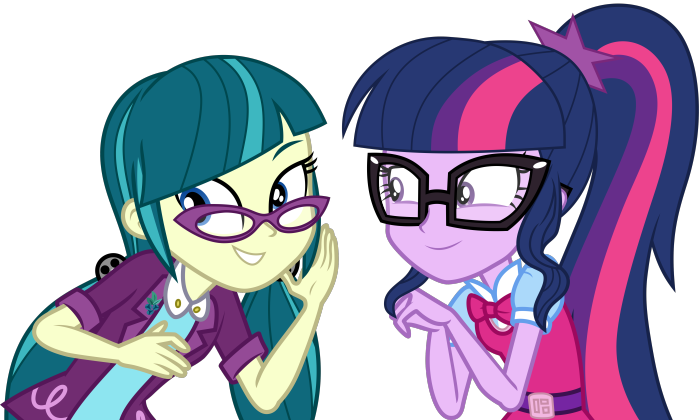 Juniper Montage and Sci-Twi from My Little Pony: Equestria Girls