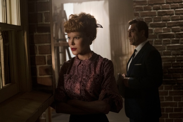 Nicole Kidman and Javier Bardem in Being The Ricardos