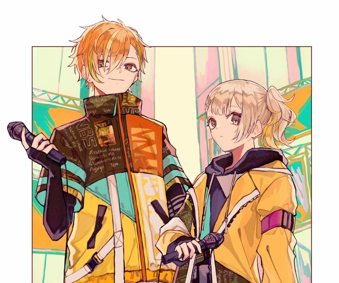 Shinonome Akito and Azusawa Kohane from Project Sekai