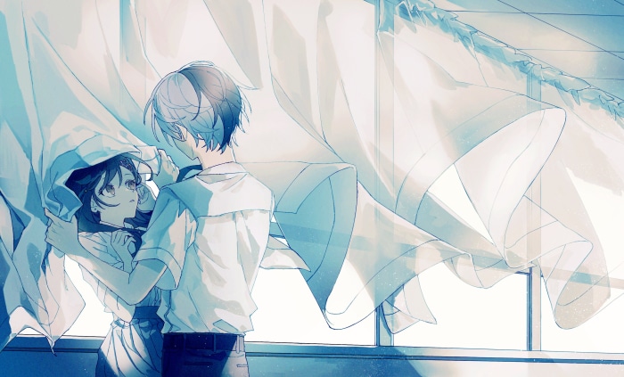 Aoyagi Touya and Shiraishi An from Project Sekai