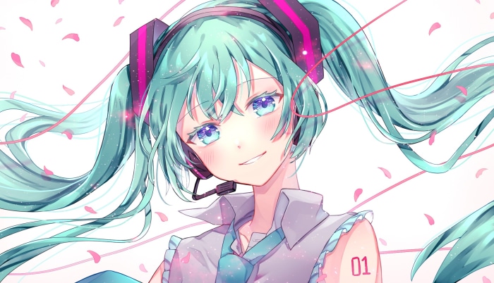 Hatsune Miku from Vocaloid