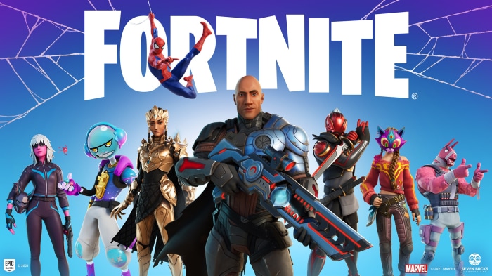 Fortnite Chapter 3 Season 1 with Dwayne Johnson and Spider-Man