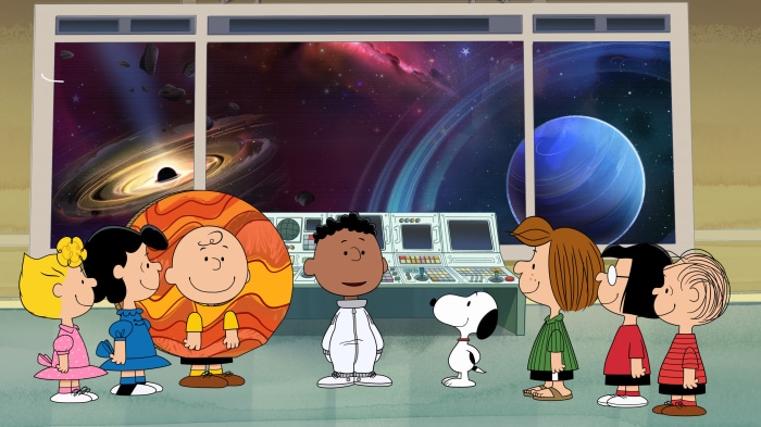 Snoopy in Space Animation Scene