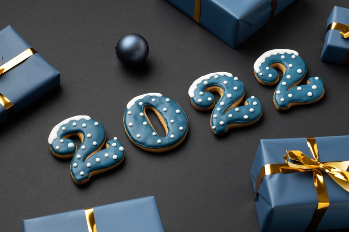 New Year 2022 Cookies and Gifts
