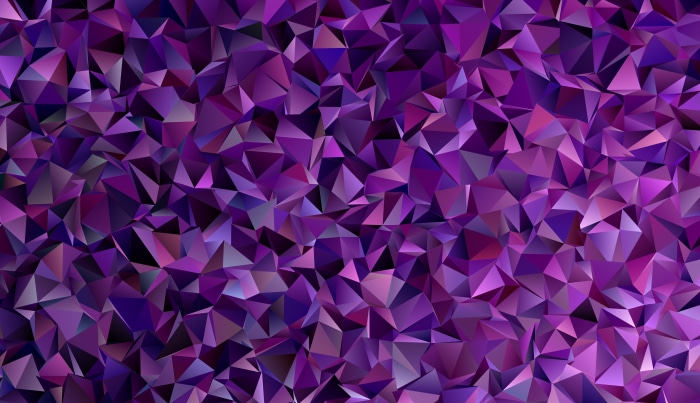 Artistic Purple Facets 4K