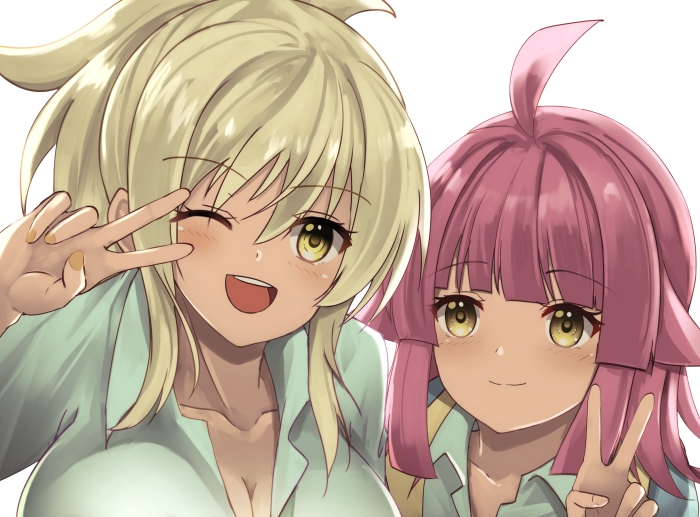 Ai Miyashita and Rina Tennoji from Love Live! Nijigasaki High School Idol Club