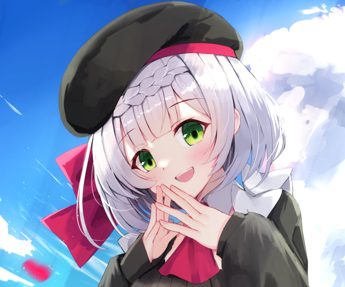 Noelle from Genshin Impact with a black beret