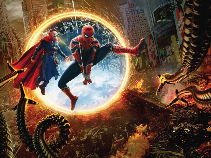 Spider-Man and Doctor Strange in Spider-Man: No Way Home