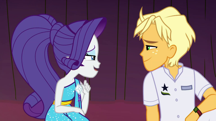 Rarity and Ragamuffin from My Little Pony: Equestria Girls