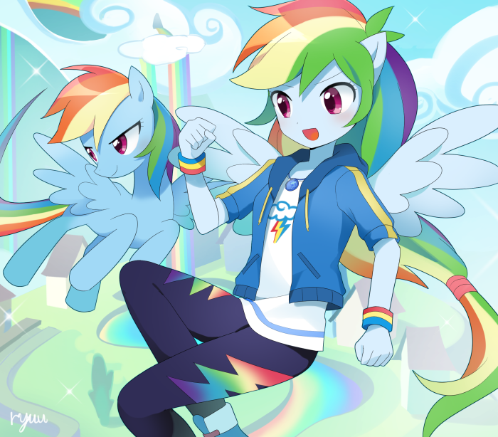 Rainbow Dash from My Little Pony: Equestria Girls