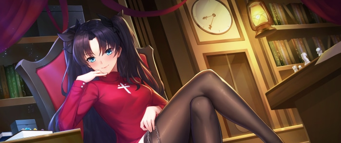 Rin Tohsaka from Fate/Stay Night 4K