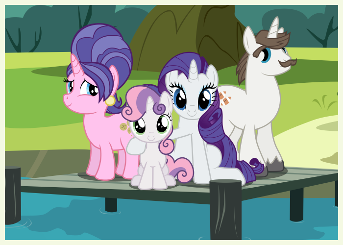 My Little Pony: Friendship Is Magic 4K, Cookie Crumbles, Hondo Flanks, Sweetie Belle, Rarity