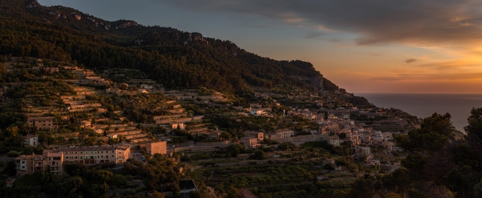 Mallorca, Balearic Islands at sunset