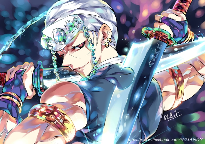 Tengen Uzui from Demon Slayer: Kimetsu No Yaiba 4K