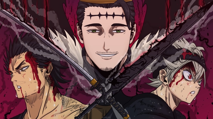 Asta, Yami, and Zenon from Black Clover