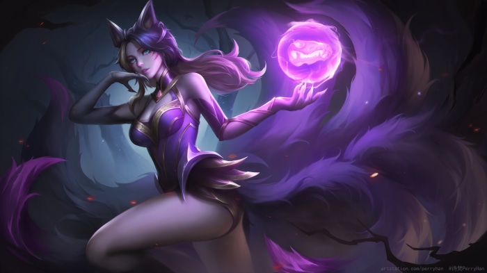 Ahri from League of Legends 4K