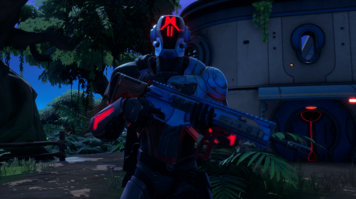 Fortnite Chapter 3 Season 1 character with rifle