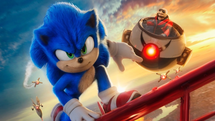 Sonic the Hedgehog and Doctor Eggman in Sonic The Hedgehog 2