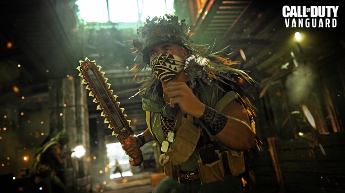Call of Duty: Vanguard character with chainsaw