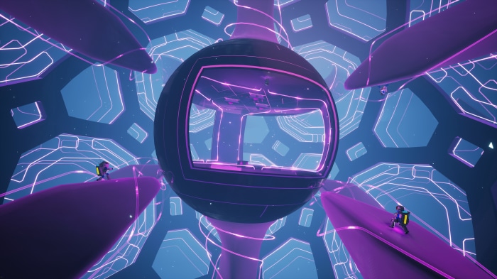 ASTRONEER Futuristic Neon Space Capsule