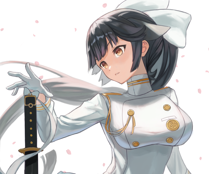 Takao from Azur Lane in uniform