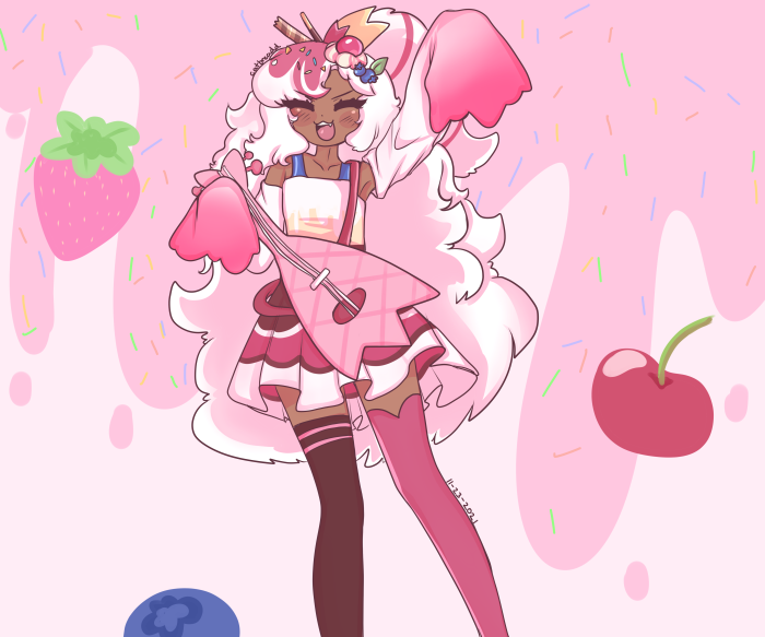 Parfait Cookie from COOKIE RUN: KINGDOM 4K