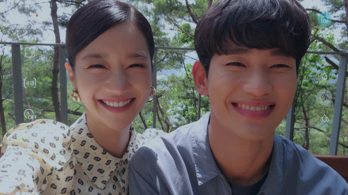 K-Drama Couple Smiling for a Selfie