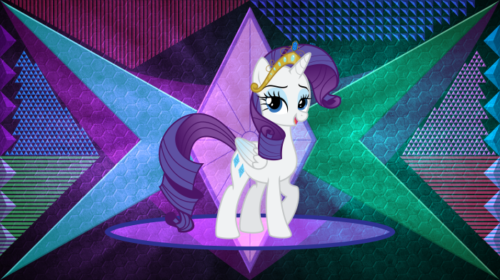Rarity from My Little Pony: Friendship Is Magic 4K