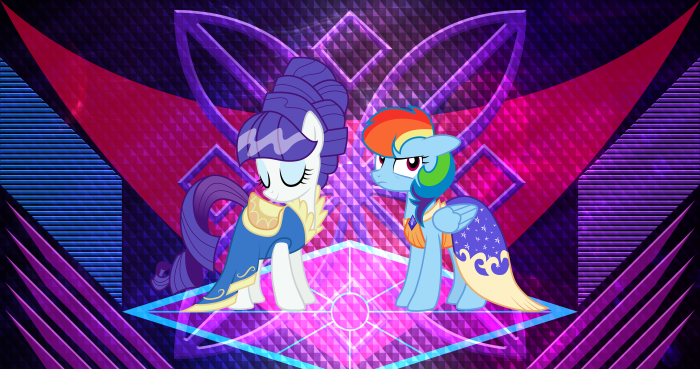 Rarity and Rainbow Dash from My Little Pony: Friendship Is Magic 4K
